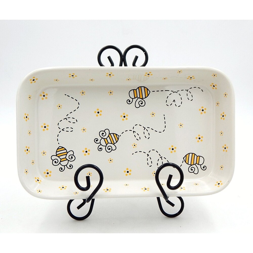 Temp-Tations By Tara Beelieve .75 Qt. Rectangular Casserole Baking Dish 10x6 In